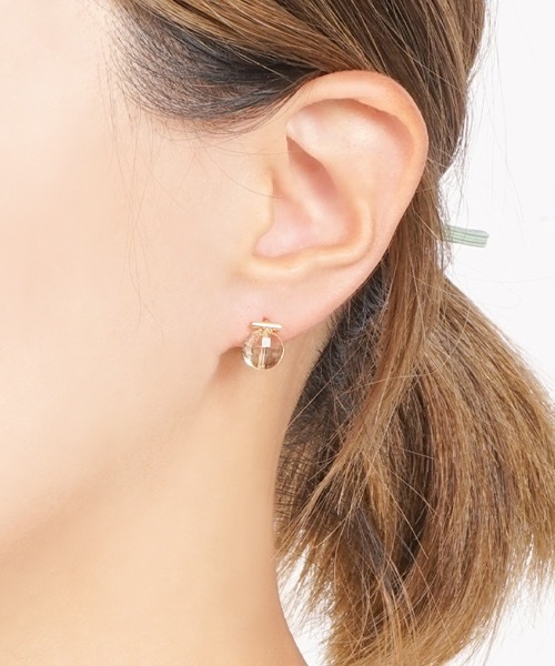 itam(アイタム)の「【itam】アイタム/ 天然石ピアス(ピアス(両耳用)・レディース・ホワイト/ベージュ/パープル/グレー/ピンク/イエロー/ライトピンク/ライトブルーグレー・FREE)」の21枚目の写真