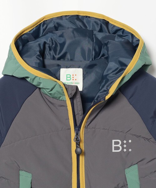 BEAMS mini（ビームスミニ）の「BEAMS mini / マルチカラー 中綿コート 23（90～150cm）（ブルゾン・キッズ・チャコールグレー/オリーブ・150/130/140/100/90/110/120）」の13枚目の写真
