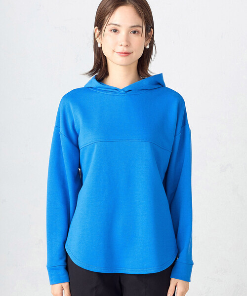 COMME CA ISM（コムサイズム）の「裏毛　パーカー（パーカー・レディース・アイボリー/ブルー/ネイビー・MEDIUM/LARGE）」の13枚目の写真