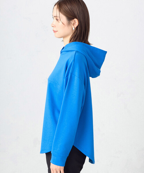 COMME CA ISM（コムサイズム）の「裏毛　パーカー（パーカー・レディース・アイボリー/ブルー/ネイビー・MEDIUM/LARGE）」の14枚目の写真