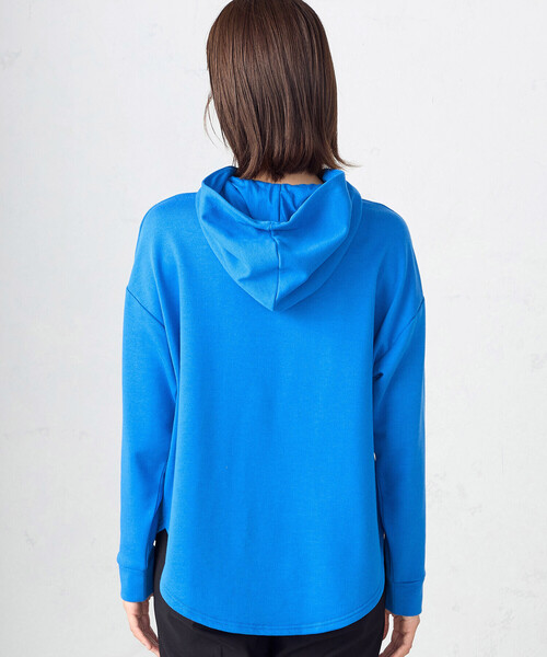 COMME CA ISM（コムサイズム）の「裏毛　パーカー（パーカー・レディース・アイボリー/ブルー/ネイビー・MEDIUM/LARGE）」の15枚目の写真