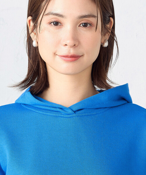 COMME CA ISM（コムサイズム）の「裏毛　パーカー（パーカー・レディース・アイボリー/ブルー/ネイビー・MEDIUM/LARGE）」の16枚目の写真
