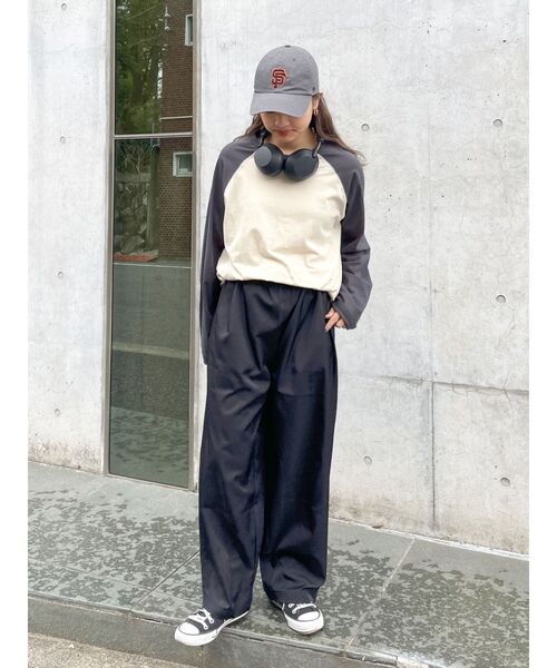 Ungrid（アングリッド）の「【WEB限定】ナイロン混ボリュームラフパンツ（その他パンツ・レディース・ブラウン/ベージュ/ブラック・FREE）」の14枚目の写真