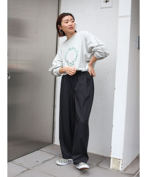 Ungrid（アングリッド）の「【WEB限定】ナイロン混ボリュームラフパンツ（その他パンツ・レディース・ブラウン/ベージュ/ブラック・FREE）」の20枚目の写真