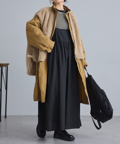 PUAL CE CIN（ピュアルセシン）の「【セットアイテム】ベーシックニット+キャミワンピースSET（ワンピース・レディース・グレー系その他/ブラック系その他・FREE）」の6枚目の写真