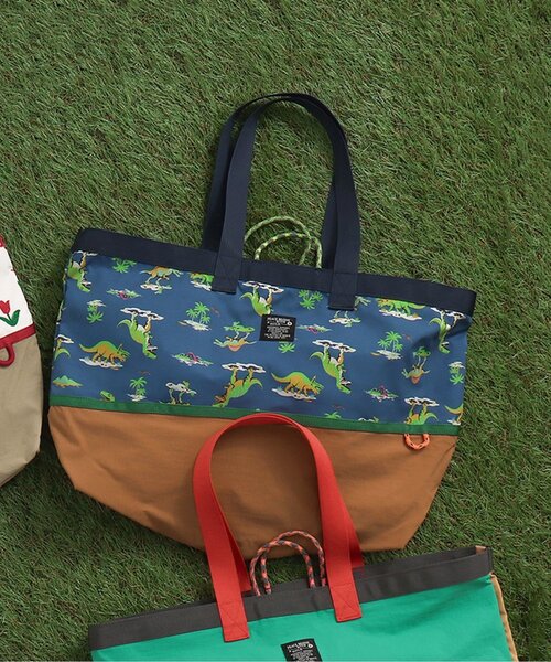 BREEZE（ブリーズ）の「通園BAG（トートバッグ・キッズ・ピンク/グリーン/アイボリー/ブルー・FREE）」の4枚目の写真