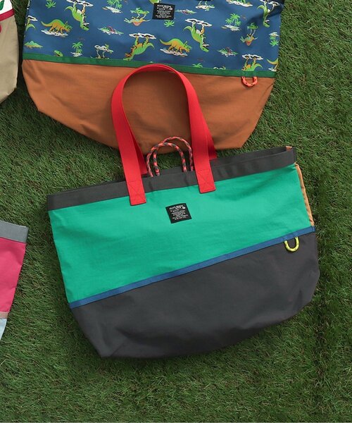 BREEZE（ブリーズ）の「通園BAG（トートバッグ・キッズ・ピンク/グリーン/アイボリー/ブルー・FREE）」の3枚目の写真