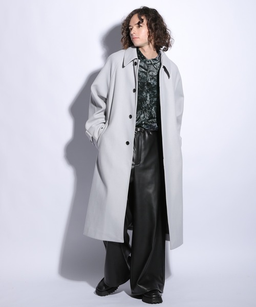 HARE（ハレ）の「クラッシュベロアフラワーシャツ(HARE)（シャツ/ブラウス・メンズ・パープル/グレー/ブラック・FREE）」の4枚目の写真