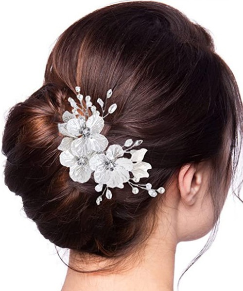 Lace Ladies（レースレディース）の「3D フラワー パール × ビジュー ヘア クリップ（その他ヘアアクセサリー）」 WEAR