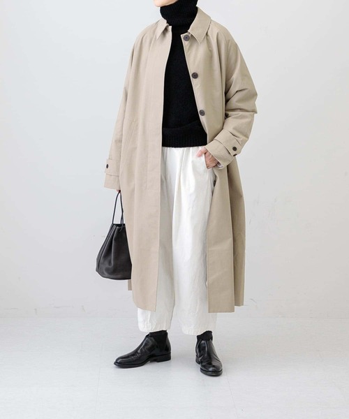 かぐれ（カグレ）の「コットンクロップドパンツ（その他パンツ・レディース・オフホワイト/ブラック・FREE）」の7枚目の写真