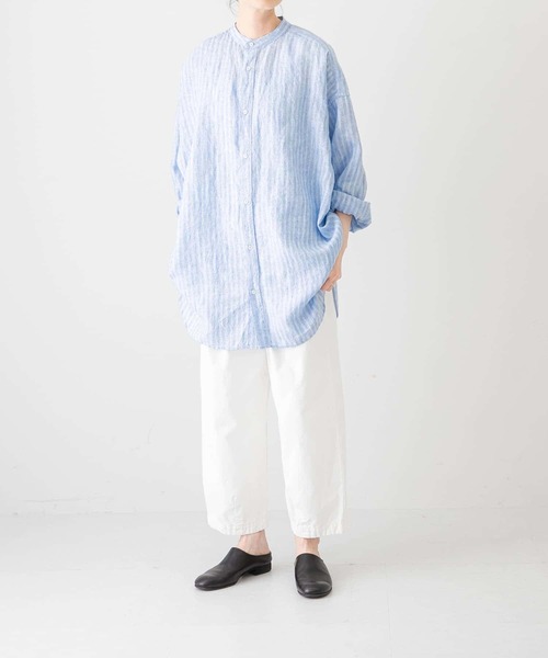 かぐれ（カグレ）の「コットンクロップドパンツ（その他パンツ・レディース・オフホワイト/ブラック・FREE）」の13枚目の写真