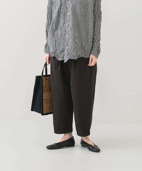 かぐれ（カグレ）の「コットンクロップドパンツ（その他パンツ・レディース・オフホワイト/ブラック・FREE）」の16枚目の写真