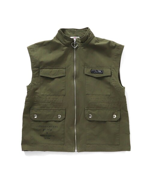 セール】2WAYミリタリーアウター（ミリタリージャケット）｜algy