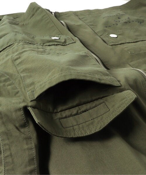 2way ミリタリー ギミックジャケット 2way ミリタリー ジャケット[品番：AZ000004249]｜andme（アンドミー