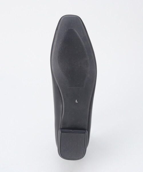 THE SHOP TK (ザ ショップ ティーケー )の「◆Vカットフラットパンプス(パンプス・レディース・ブラック/アイボリー・35/45)」の4枚目の写真