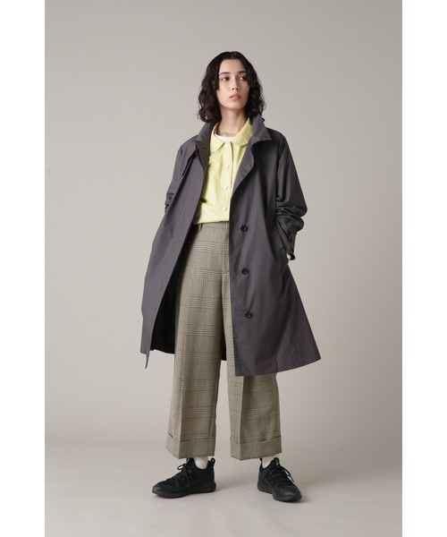 MARGARET HOWELL（マーガレットハウエル）の「PROOFED COTTON COATING（トレンチコート・レディース・チャコール/マスタード・2/1）」の7枚目の写真