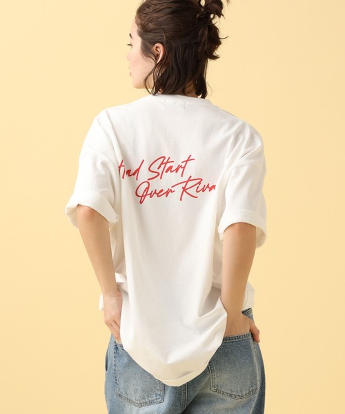PBLIM(ページボーイリム)の「PBLIM/フットボールチームT(Tシャツ/カットソー・レディース・ブラック/オフホワイト/ブルー・MEDIUM/LARGE)」の8枚目の写真