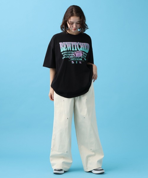PBLIM(ページボーイリム)の「PBLIM/フットボールチームT(Tシャツ/カットソー・レディース・ブラック/オフホワイト/ブルー・MEDIUM/LARGE)」の22枚目の写真