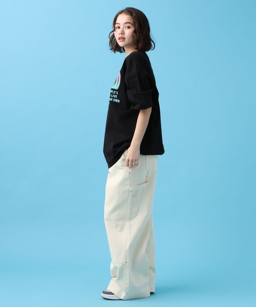 PBLIM(ページボーイリム)の「PBLIM/フットボールチームT(Tシャツ/カットソー・レディース・ブラック/オフホワイト/ブルー・MEDIUM/LARGE)」の21枚目の写真
