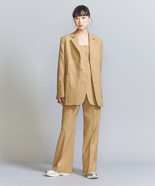 BEAUTY&YOUTH UNITED ARROWS（ビューティーアンドユースユナイテッドアローズ）の「ポリエステル フロントボタン チューブトップ ベスト（ベスト・レディース・ベージュ・S/M）」の9枚目の写真