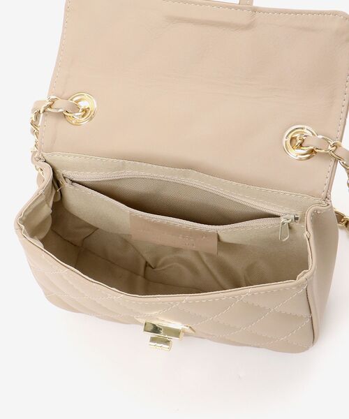 le.coeur blanc（ルクールブラン）の「MILLELA FIRENZEキルティングショルダー（ショルダーバッグ・レディース・ブラック/ベージュ・FREE）」の20枚目の写真