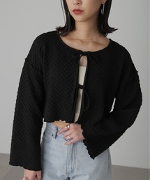 FREE'S MART | ◆前後2WAYぽこぽこリボンカーディガン(カーディガン/ボレロ)