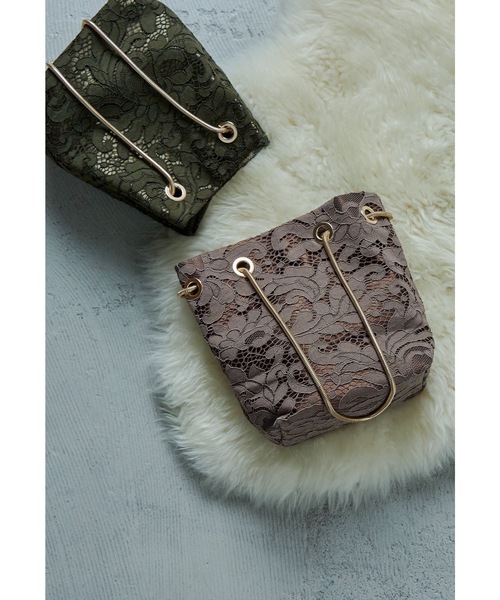 VALENTINO ビジューバッグ ショルダーバッグ パーティーバッグ レース