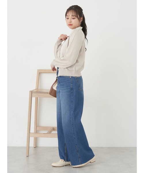 セルフカットデニムパンツ ジーンズ デニム デニムパンツ 「XSサイズあり」セルフカット