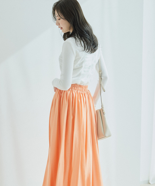 Jayro(ジャイロ)の「シャーリングニットプルオーバー(シャツ/ブラウス・レディース・ホワイト系その他/サックスブルー/ライトグリーン/ピンク/ブルー系その他6・FREE)」の17枚目の写真