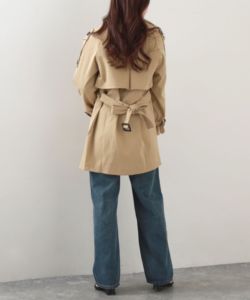 Cheek(チーク)の「シンプルデニムバギーパンツ(デニムパンツ・レディース・チャコールグレー/サックスブルー・SMALL/MEDIUM)」の13枚目の写真