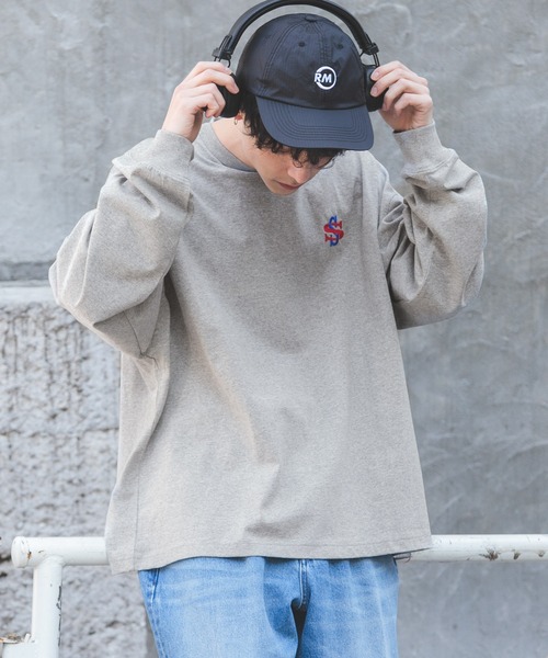 SIGNAL SPORTS(シグナルスポーツ)の「【SIGNAL SPORTS】バックロゴプリント/クルーネックロンT(Tシャツ/カットソー・メンズ・ホワイト/ブラック/グレー・MEDIUM/LARGE)」の7枚目の写真