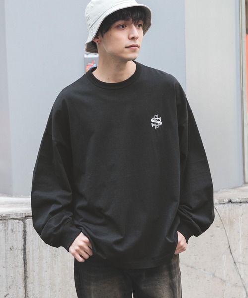 SIGNAL SPORTS(シグナルスポーツ)の「【SIGNAL SPORTS】バックロゴプリント/クルーネックロンT(Tシャツ/カットソー・メンズ・ホワイト/ブラック/グレー・MEDIUM/LARGE)」の13枚目の写真
