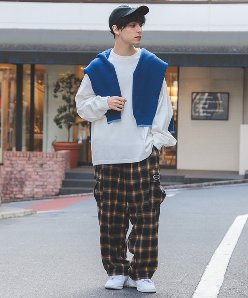 SIGNAL SPORTS(シグナルスポーツ)の「【SIGNAL SPORTS】バックロゴプリント/クルーネックロンT(Tシャツ/カットソー・メンズ・ホワイト/ブラック/グレー・MEDIUM/LARGE)」の16枚目の写真