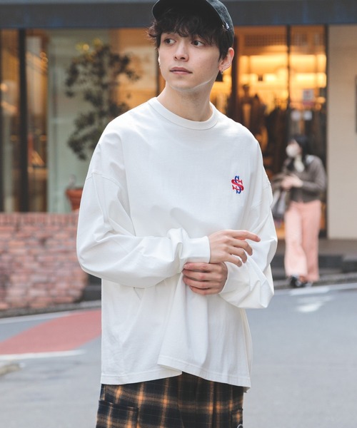 SIGNAL SPORTS(シグナルスポーツ)の「【SIGNAL SPORTS】バックロゴプリント/クルーネックロンT(Tシャツ/カットソー・メンズ・ホワイト/ブラック/グレー・MEDIUM/LARGE)」の18枚目の写真