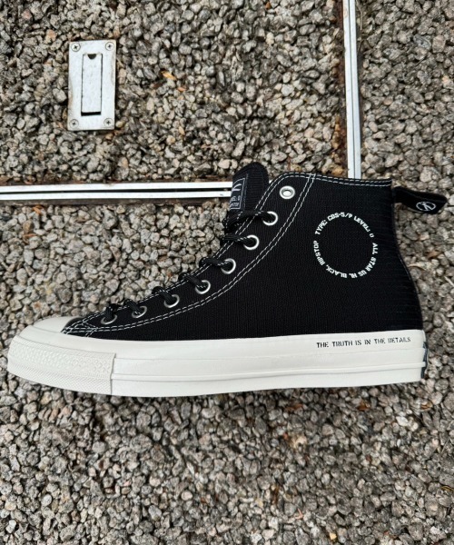 DENHAM（デンハム）の「DENHAM×CONVERSE/デンハム×コンバース/COLLABORATION ALL STAR US HI / DH（スニーカー・メンズ・ブラック・8/8.5/9/9.5）」の3枚目の写真