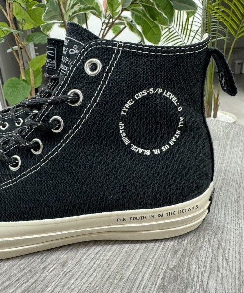 DENHAM（デンハム）の「DENHAM×CONVERSE/デンハム×コンバース/COLLABORATION ALL STAR US HI / DH（スニーカー・メンズ・ブラック・8/8.5/9/9.5）」の4枚目の写真