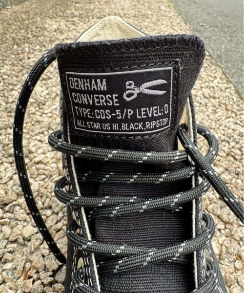 DENHAM（デンハム）の「DENHAM×CONVERSE/デンハム×コンバース/COLLABORATION ALL STAR US HI / DH（スニーカー・メンズ・ブラック・8/8.5/9/9.5）」の7枚目の写真