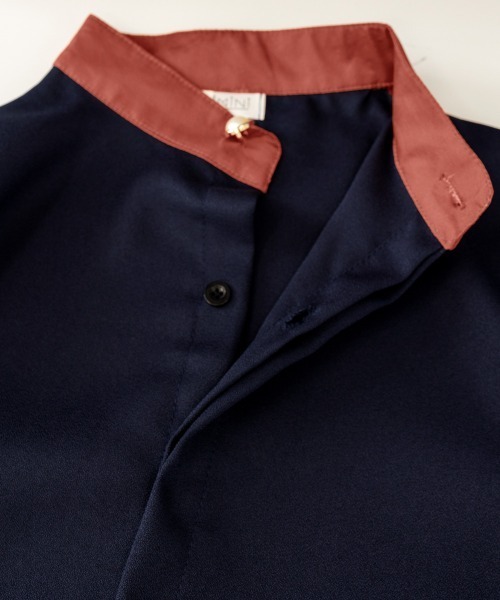 Miniministore(ミニミニストア)の「バルーンスリーブ ブラウス レディース(シャツ/ブラウス・レディース・ネイビー/ホワイト・L/XL/M)」の11枚目の写真