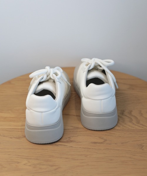 shoes365（シューズスリーシックスファイヴ）の「【shoes365】ステッチ飾り　厚底スニーカー（スニーカー・レディース・グレー/ベージュ/ブラック・24.0cm/23.5cm/23.0cm/22.5cm/25.0cm/24.5cm）」の20枚目の写真