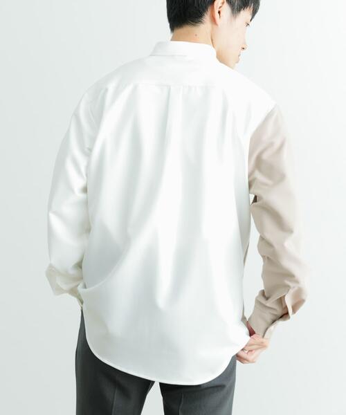 ITEMS URBANRESEARCH(アイテムズ アーバンリサーチ)の「Vertical Switch 長袖シャツ(シャツ/ブラウス・メンズ・ブルー/ライトブルー/ホワイト・MEDIUM/LARGE)」の14枚目の写真
