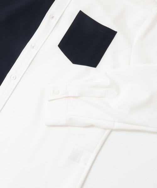 ITEMS URBANRESEARCH(アイテムズ アーバンリサーチ)の「Vertical Switch 長袖シャツ(シャツ/ブラウス・メンズ・ブルー/ライトブルー/ホワイト・MEDIUM/LARGE)」の19枚目の写真