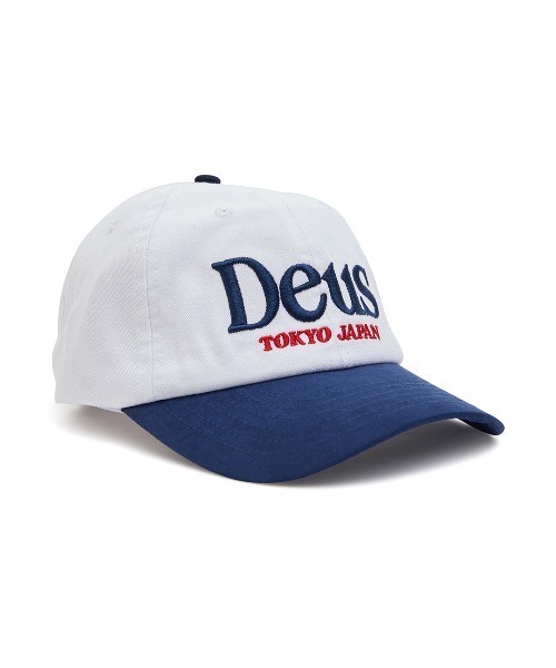 DEUS EX MACHINA（デウスエクスマキナ）の「METRO DAD CAP（キャップ・メンズ・ブラック/ホワイト/グリーン・OS）」の2枚目の写真