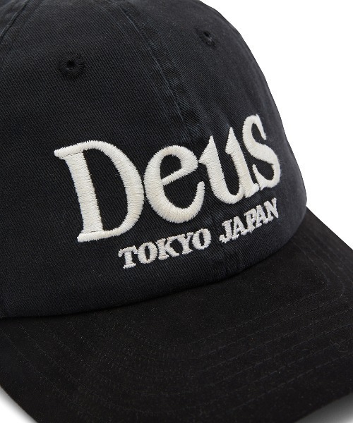 DEUS EX MACHINA（デウスエクスマキナ）の「METRO DAD CAP（キャップ・メンズ・ブラック/ホワイト/グリーン・OS）」の5枚目の写真