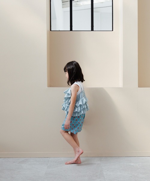 LOWRYS FARM(ローリーズファーム)の「INDIAISフリルキャミソール 112146(キャミソール・キッズ・ピンク/グリーン・150cm/140cm/130cm/120cm/110cm)」の16枚目の写真