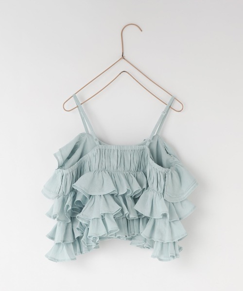 LOWRYS FARM(ローリーズファーム)の「INDIAISフリルキャミソール 112146(キャミソール・キッズ・ピンク/グリーン・150cm/140cm/130cm/120cm/110cm)」の12枚目の写真