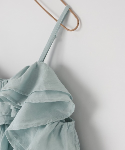 LOWRYS FARM(ローリーズファーム)の「INDIAISフリルキャミソール 112146(キャミソール・キッズ・ピンク/グリーン・150cm/140cm/130cm/120cm/110cm)」の3枚目の写真