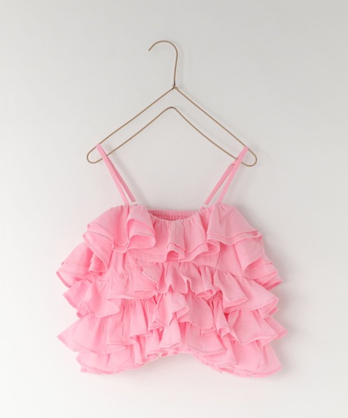 LOWRYS FARM(ローリーズファーム)の「INDIAISフリルキャミソール 112146(キャミソール・キッズ・ピンク/グリーン・150cm/140cm/130cm/120cm/110cm)」の7枚目の写真