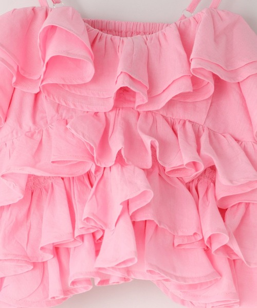LOWRYS FARM(ローリーズファーム)の「INDIAISフリルキャミソール 112146(キャミソール・キッズ・ピンク/グリーン・150cm/140cm/130cm/120cm/110cm)」の8枚目の写真