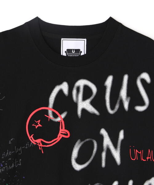 L.H.P（エルエイチピー）の「【WEB&DEPOT限定】UMLAUT/ウムラウト/タギング ペイントTEE（Tシャツ/カットソー・レディース・ブラック/ホワイト・L/M）」の12枚目の写真