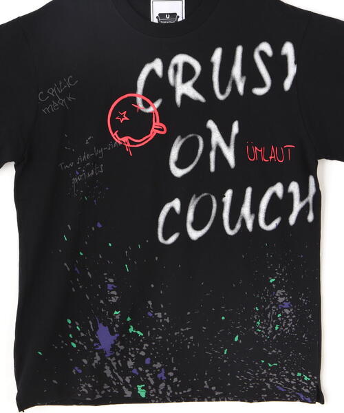 L.H.P（エルエイチピー）の「【WEB&DEPOT限定】UMLAUT/ウムラウト/タギング ペイントTEE（Tシャツ/カットソー・レディース・ブラック/ホワイト・L/M）」の13枚目の写真
